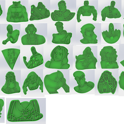 visi.png Commercial use license X-men cookie cutters bundle 30 different characters