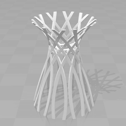 Lamp shade isometric view.png STL file Lamp shade 'The modern 40s'・Template to download and 3D print
