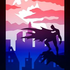 M13XW.jpg STL file batman lightbox・3D printing template to download