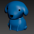 02.png Color-Me Puppy Figurine for Kids – 3D Print Ready Model