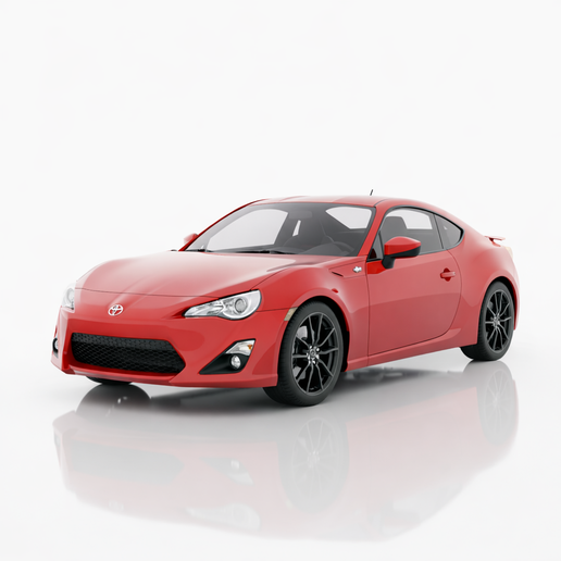 High-Fidelity Toyota GT86 Sports Coupe
