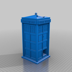 9b6dfcdb8feadefe1c2c249d769041a1.png Free STL file TARDIS Dice Tower・Design to download and 3D print