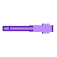 BARREL.stl Blow back Pistola de elástico (pistola)
