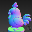 SNAG-0831.png Shock Chicken - 3D Model for Printing