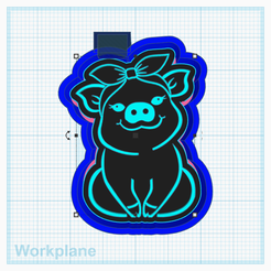 Sitting-pretty-pig.png Un joli cochon assis