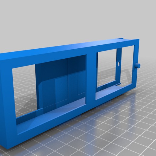 Side mount HRB 2s battery holder for Integy 2.2 roll cage 3D model