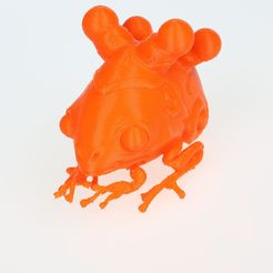 Frog Shell 1.jpg Файл 3D Frog with Shell・3D-печатная модель для загрузки