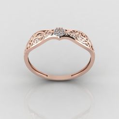 r1090p1.jpg Download file Ring For Women (Stone) - 3DM RENDER DETAIL 3D PRINT MODEL - • Design to 3D print, tuttodesign