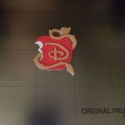 188f2af2c09499cd98b2ee84bfce746e_preview_featured.jpg Free STL file Descendants Apple Logo (3 colors)・3D printing idea to download
