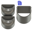 STL00285-3.png 3pc Cauldron Bath Bomb Press Mold