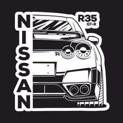 6072441573.jpg STL file Nissan GTR R35 2D・3D printer design to download