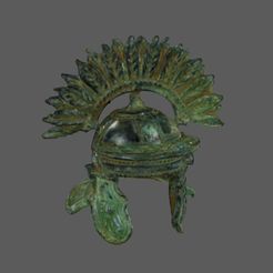 Helmet1.JPG Télécharger fichier STL gratuit Scan 3D du casque Centurion • Objet imprimable en 3D, 3DWP