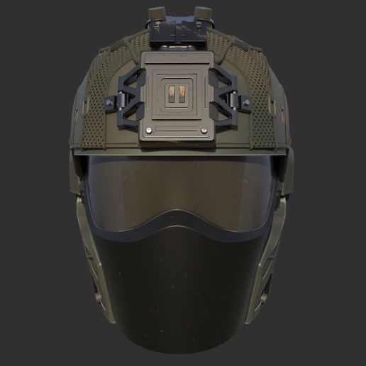 STL file Futuristic tactical helmet・3D printable model to download・Cults