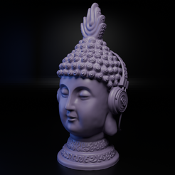 1.png Buddha with headphones (includes the Buddha without headphones)