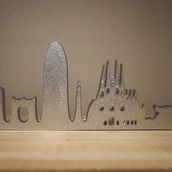 IMG_0117.jpg Archivo STL Skyline Barcelona・Objeto imprimible en 3D para descargar