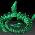 Zbrush-Render-View.jpg Download STL file Majestic Sea Dragon - Fully Articulated • 3D print object, Divine3DDesign