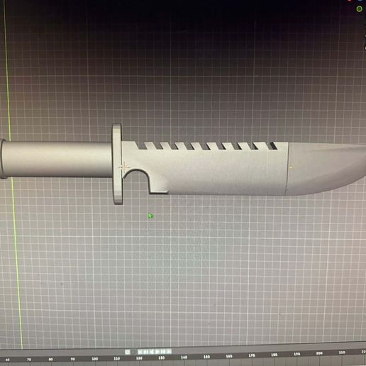 Full Size Combat Dagger Cosplay with skull handle