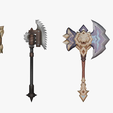 13.png 20 STYLIZED AXE MODELS PACK 1 - LOW POLY