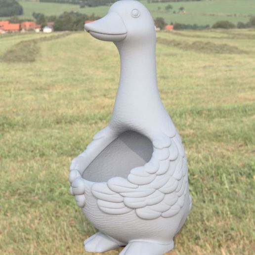 Duck Planter Pot - 3D model önizlemesi