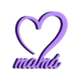 MAMÁ CORAZÓN_.stl CORAZÓN MAMÁ