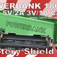 ThingiverseLabel.jpg Review Battery Shield V3 - DIY Powerbank with LiPo 18650