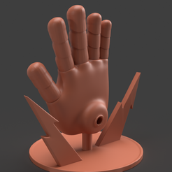 Player-Camera-4.png Poppy playtime Green hand trophy fan made 3d print model