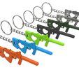 SMG_Keychain_1.3586.jpg Pacote de chaveiros Halo - 13 modelos para impressão - STL - Uso comercial