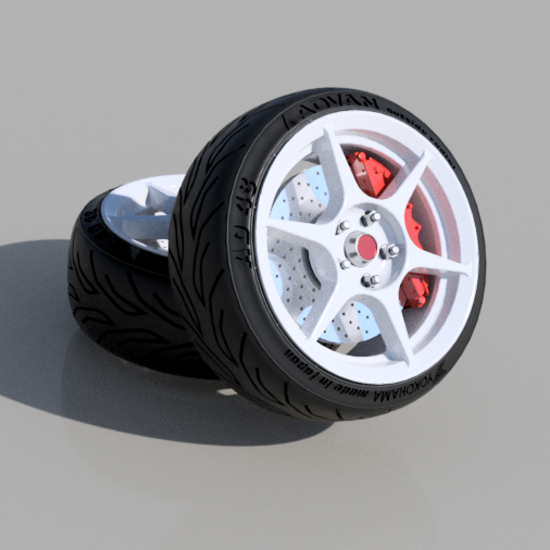 🚗 Buddy Club p1 Racing с тормозами BREMBO в сборе Advan Tires