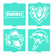 1.png Fortnite stencil set of 4 for Coffee and Baking