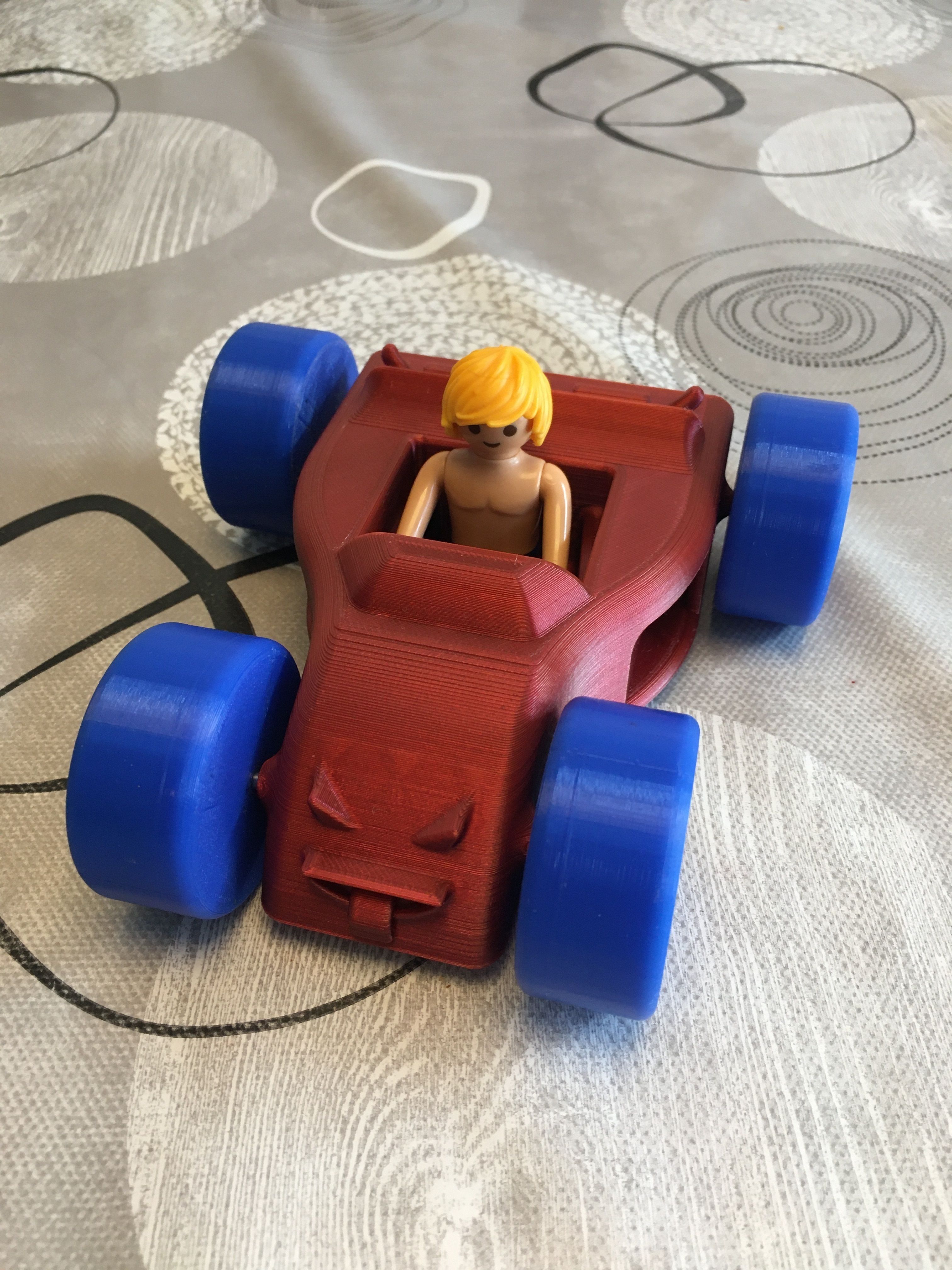 Download Free Stl File Childrens Car For Playmobil • 3d Printable