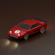 Ferrari-2.png Racecar Low poly