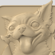 Dog-panel-stl-cnc-3d-model.251.png 3D Model STL CNC file Beware of Dog Panel