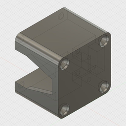 Pully_Cover_-_Side_Opening_v11.png Free STL file Creality CR-10 X-Axis Motor Cover・Template to download and 3D print