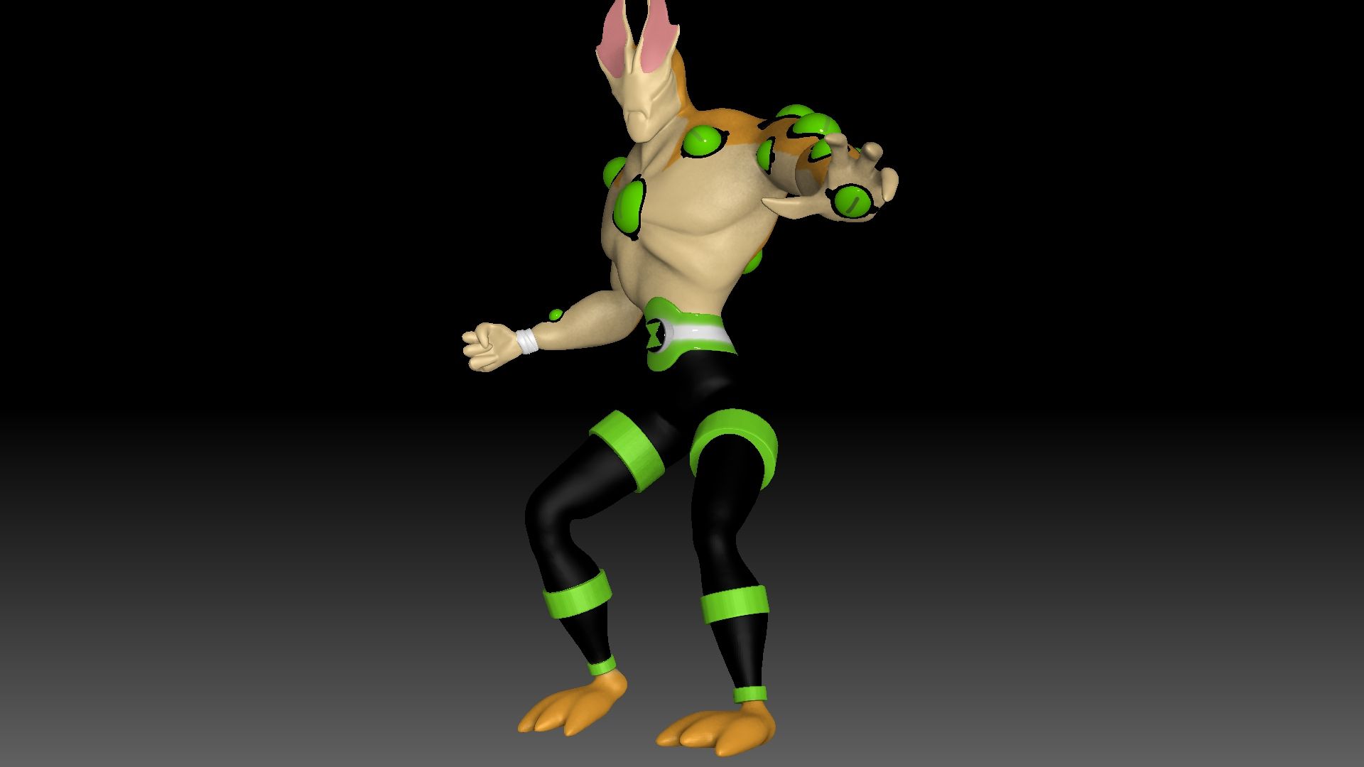 Descargar archivo STL BEN 10 - ALIEN EYE GUY • Objeto para impresora 3D ...