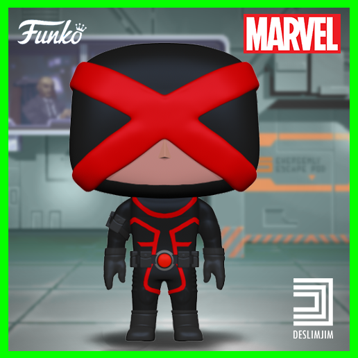 CYCLOPS X - XMEN MARVEL FUNKO POP - 3D model önizlemesi