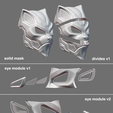 003_1.png Evo Cat-  cosplay sci-fi mask - digital stl file for 3D-printing