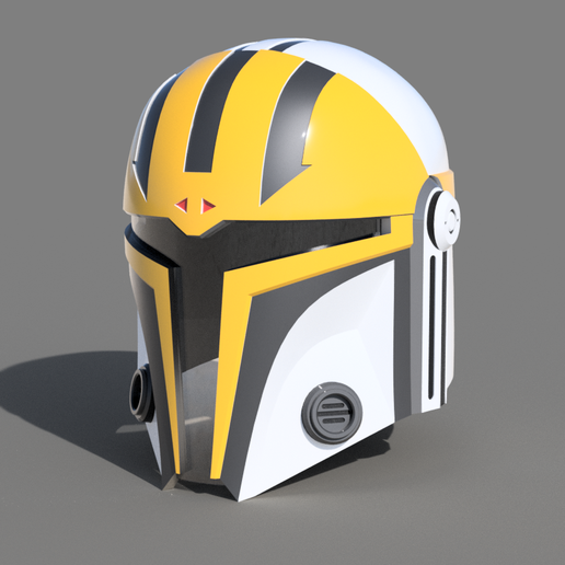 🪖 Imperial MK-2: Custom made Mandalorian Helmet STL File (3D