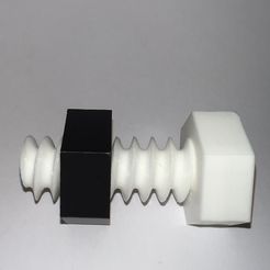 D2A05C02-583C-49F8-985C-362F9F0B76B1.jpeg STL-Datei Screw+Nut・3D-druckbares Modell zum Herunterladen