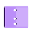 GabaritVisOblique.stl Drilling jig for mounting with oblique screws