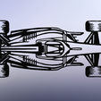 19-2.png Desenho a traço de um carro de Fórmula 1 visto de cima