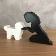 WhatsApp-Image-2023-01-10-at-13.42.39.jpeg Girl and her Shih tzu (wavy hair) for 3D printer or laser cut