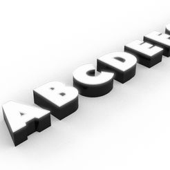 abc-2.jpg Fichier 3D Alphabet/alphabet-2・Design pour imprimante 3D à télécharger, gabrielspath