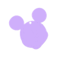 STL file Mickey Mouse keychain 🐁・3D printable design to download・Cults