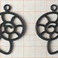 IMG_2164.jpg Fichier STL Boucles d'oreilles en ammonite・Objet pour impression 3D à télécharger