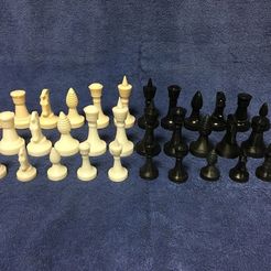 73d2de01f98865126974fa72506dbd00_display_large.jpg Free STL file Star Trek - Ganine Classic Chess Set: King・3D printing design to download