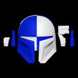 1.jpg Heavy Infantry Mandalorian Helmet, Wearable, Printable, .stl file. Cosplay (Updated 6-11-2020 Cut Parts Added)