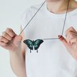 3.jpg Archivo STL gratis Butterfly Necklace・Plan para descargar y imprimir en 3D, LordTailor