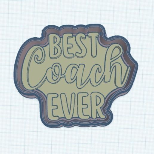 Best-Coach-Ever.jpg 🏆 BESTER TRAINER ALLER ZEITEN AUSSTECHER - SPORTTRAINER WERTSCHÄTZUNG TEAM GESCHENK BACKEN WERKZEUG | 3D GEDRUCKT STL DATEI FÜR TRAINER GESCHENKE