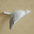 flying_birds_5.png Wall decoration - Flying birds (STL files for 5 different flying bird models)