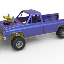 1.jpg Archivo 3D Camión de arrastre 4x4 de colección a escala 1:25・Plan imprimible en 3D para descargar, CosplayItemsRock